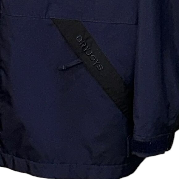 Women's DryJoys by FootJoy Vented Navy Rain Jacket Size‎ Medium Golf Windbreaker - Picture 3 of 10
